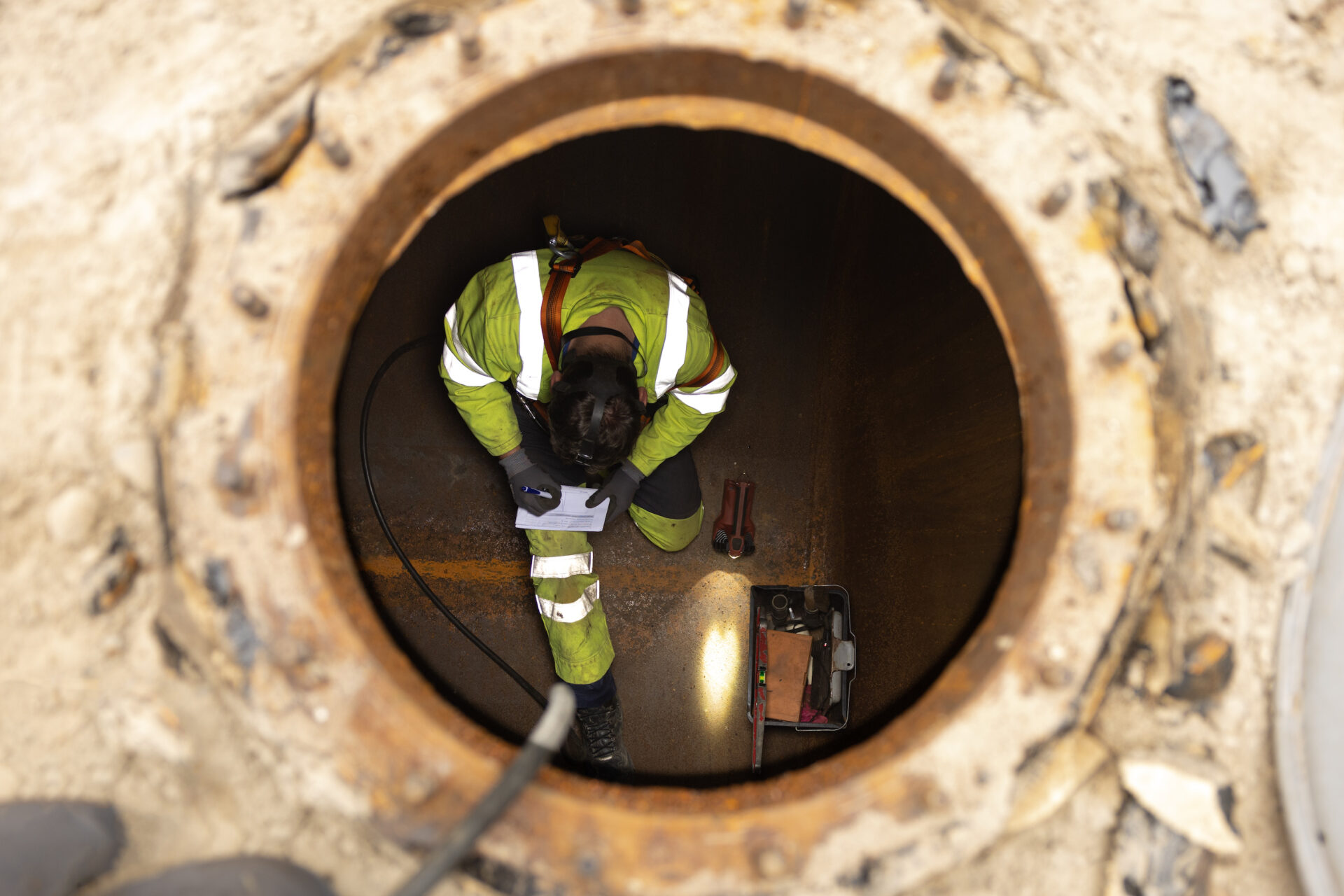 Ondergrondse tankkeuring bij NWB in Amsterdam Focus